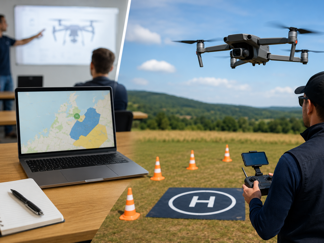 Formation théorique et pratique drone en A1/A2/A3