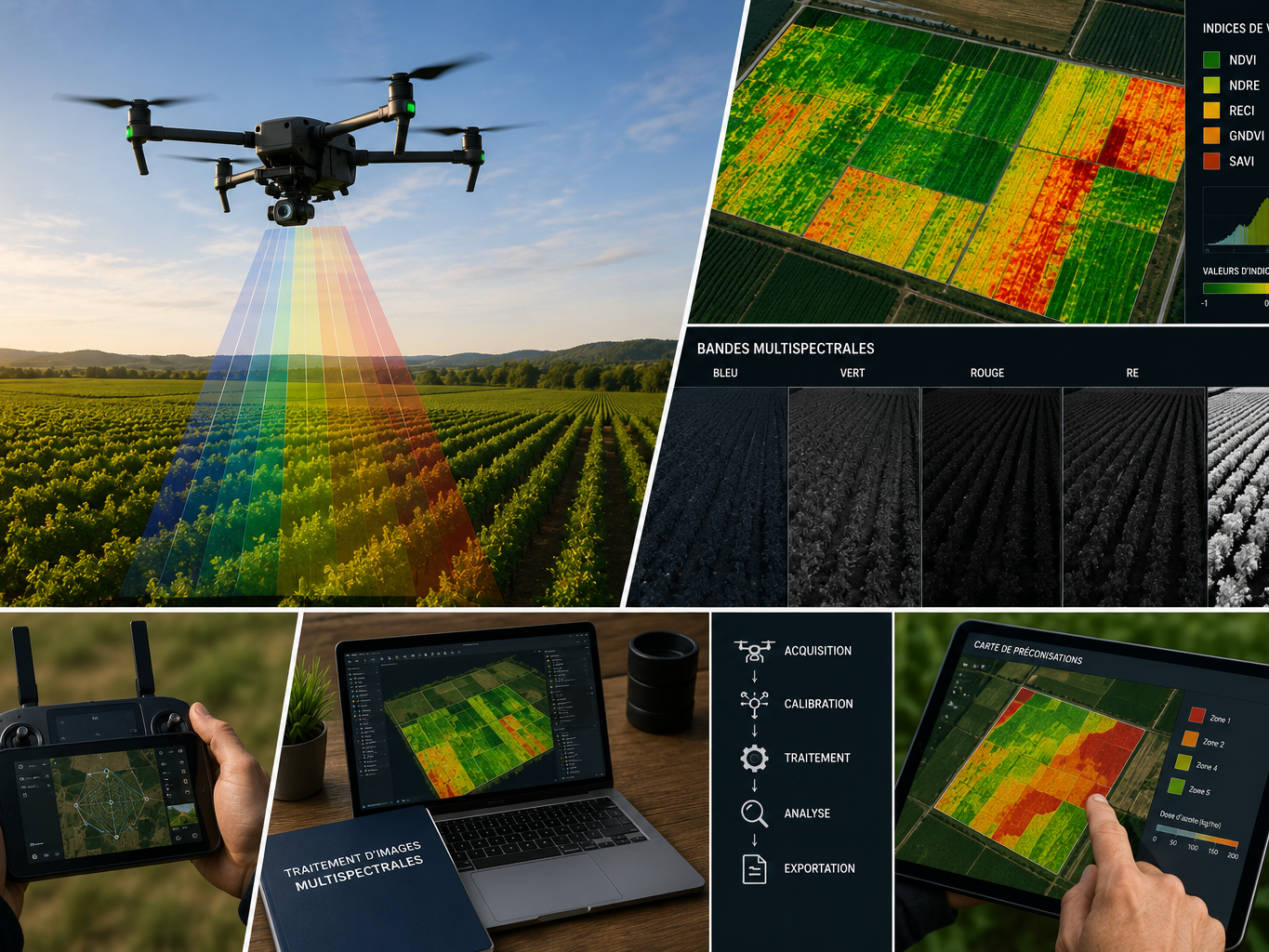 Formation captation Multispectrale agricole FLYING MANTA