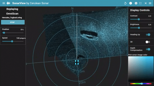 Sonar Omniscan ROV - Formation ROV - FLYING MANTA